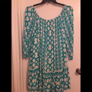 Crown & Ivy fun lined gauze dress